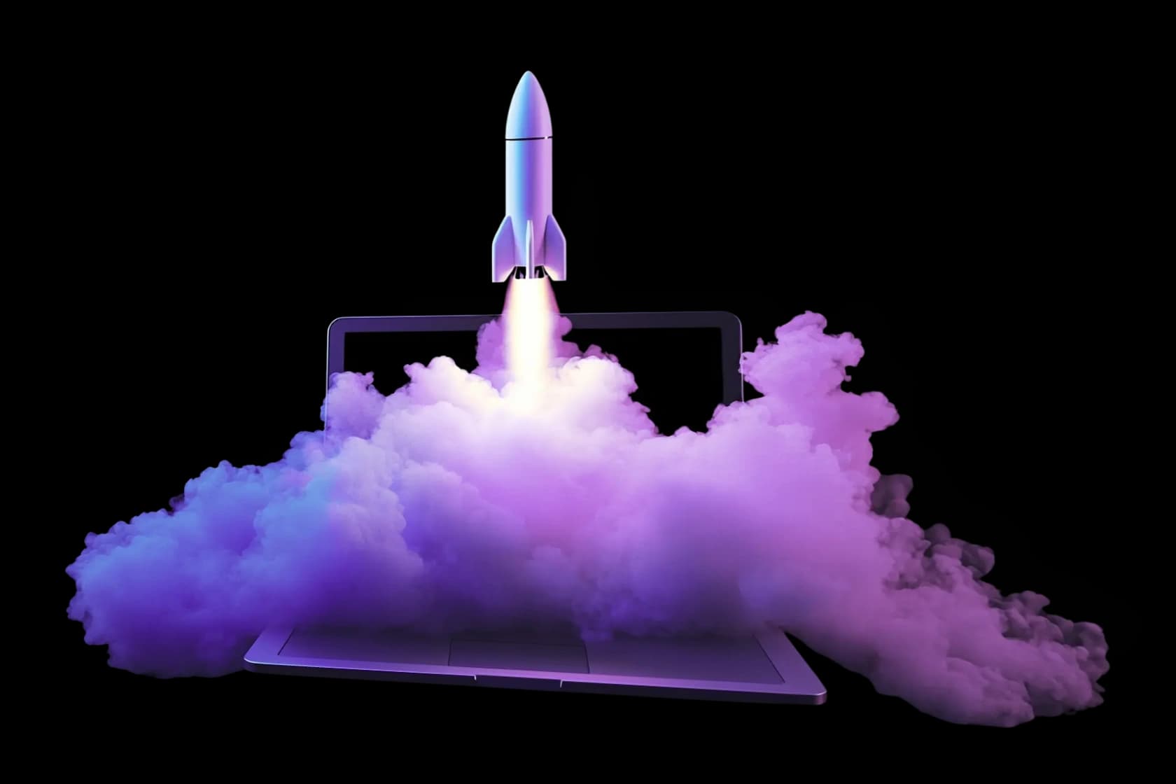 background image, rocket launch